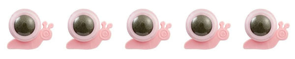 CABS- Catnip Balls- Snail 5 Pack - Pink