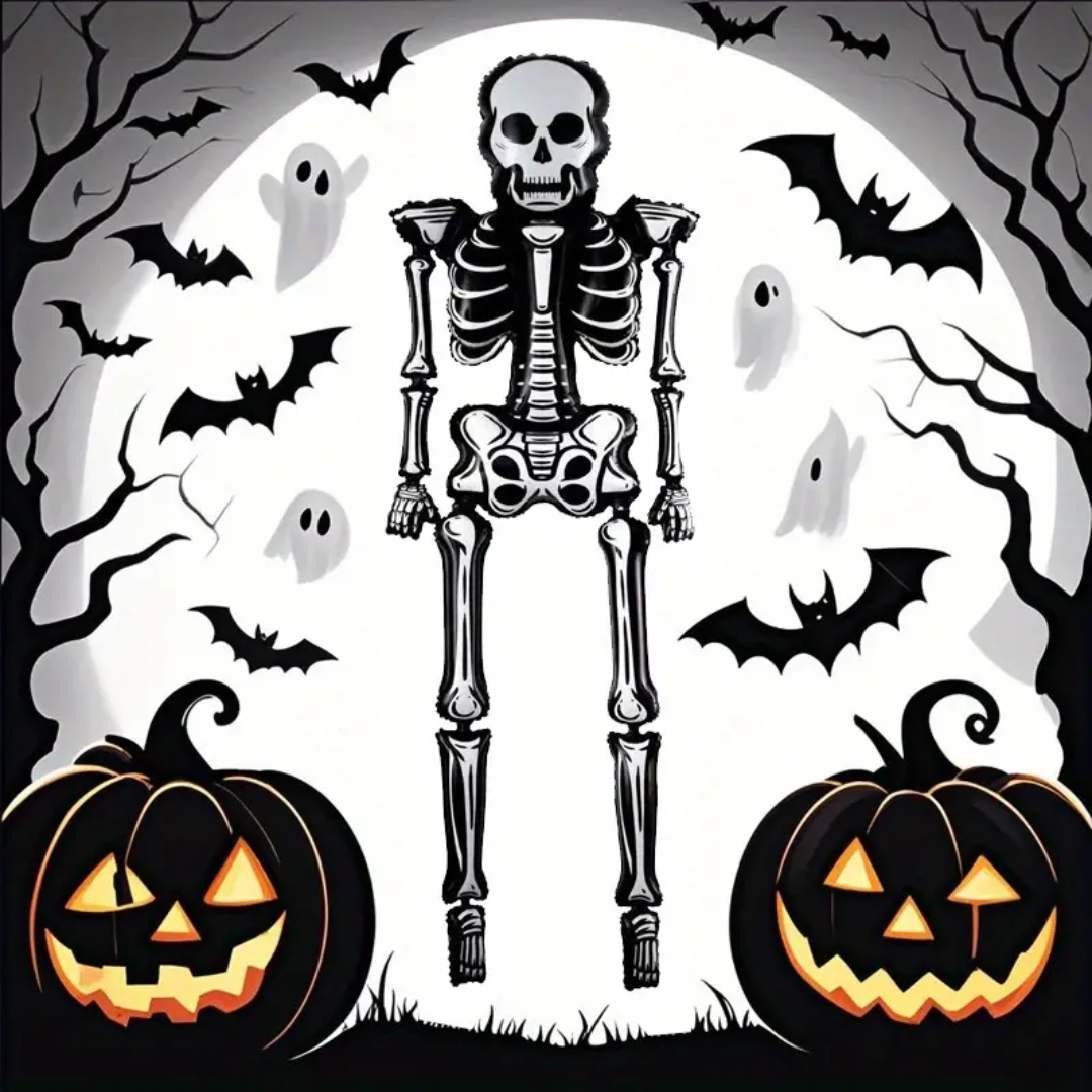 Giant Halloween Skeleton Balloons