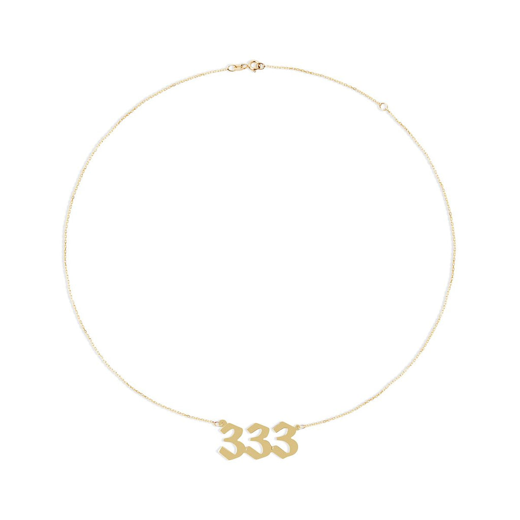 Cabs - Angel Numbers Pendant Chain