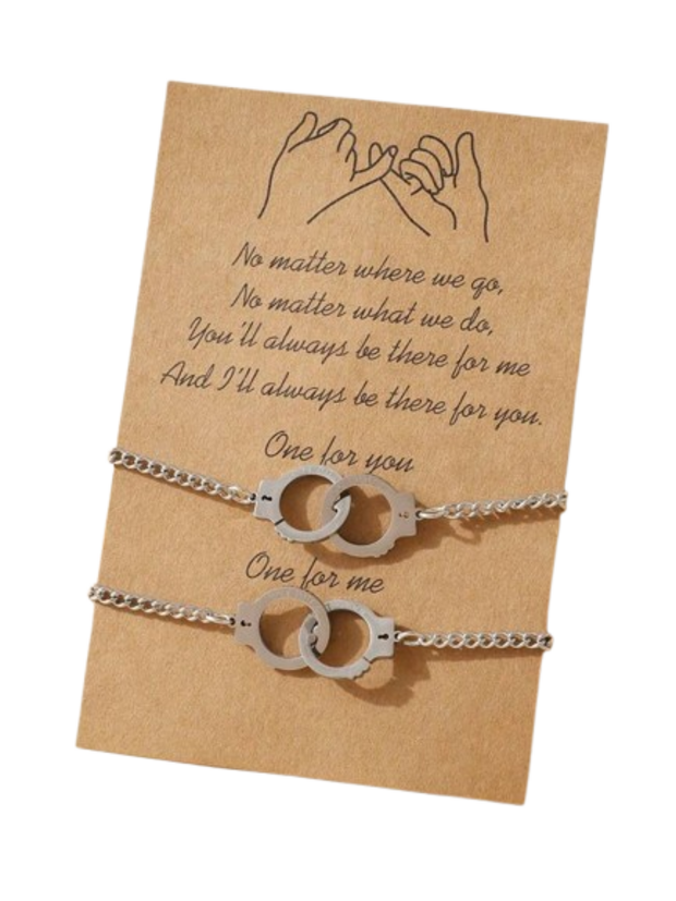 Handcuff Chain Friendship - 2 Pieces