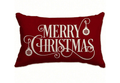 Merry Christmas Pillow Cover - Globe Design