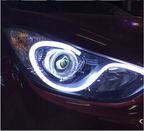 Lens LED Car Eye Lights Winking Lights Devil Eye 6 Modes Remote Controls