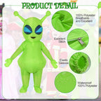 Inflatable Adult Green Antennae Alien Costume