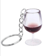 Red Wine Keyring