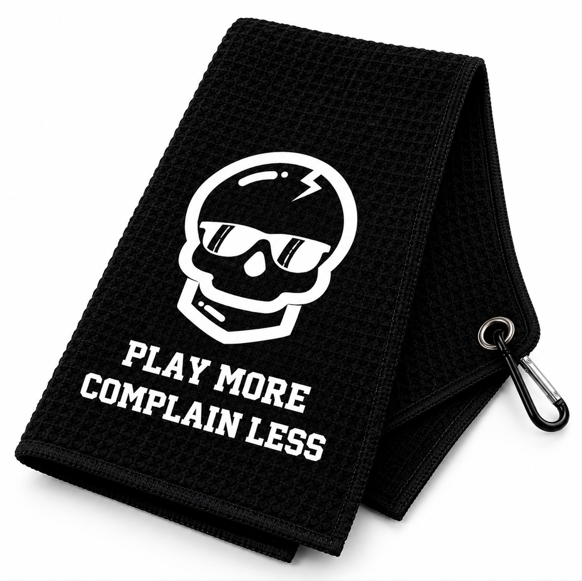 Funny Printed Golf Towel- Play More Complain Less