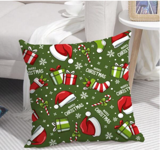 Cabs Christmas Pillow covers - Santa hat