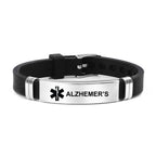 Medical Alert Identification Bracelet - Black