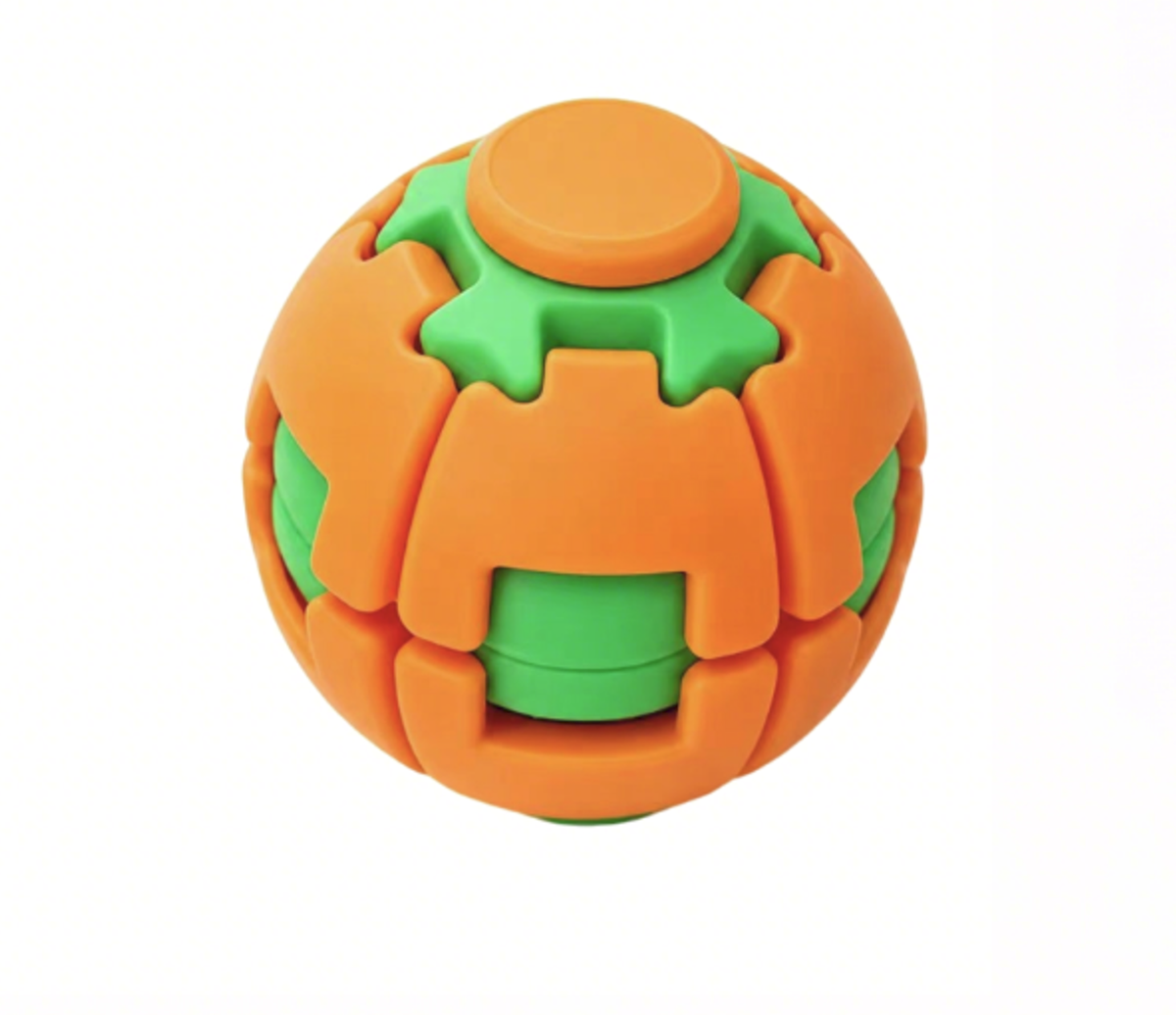 Suitable for Kids Adults, Push Spin Fidget Stress Relief Ball Toy