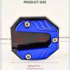 Black Aluminum Alloy Foot Brace Plate
