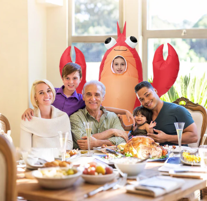Inflatable Crayfish Costume - Adult