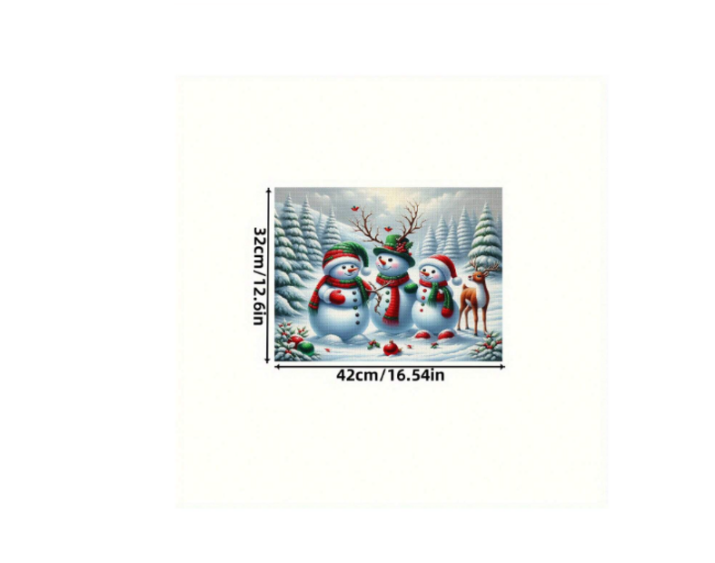 Christmas Placemats - Snowman - 4Pieces