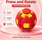 Suitable for Kids Adults, Push Spin Fidget Stress Relief Ball Toy