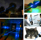 High Power Blue Laser Pointer, Long Range 1500m - 50000mW