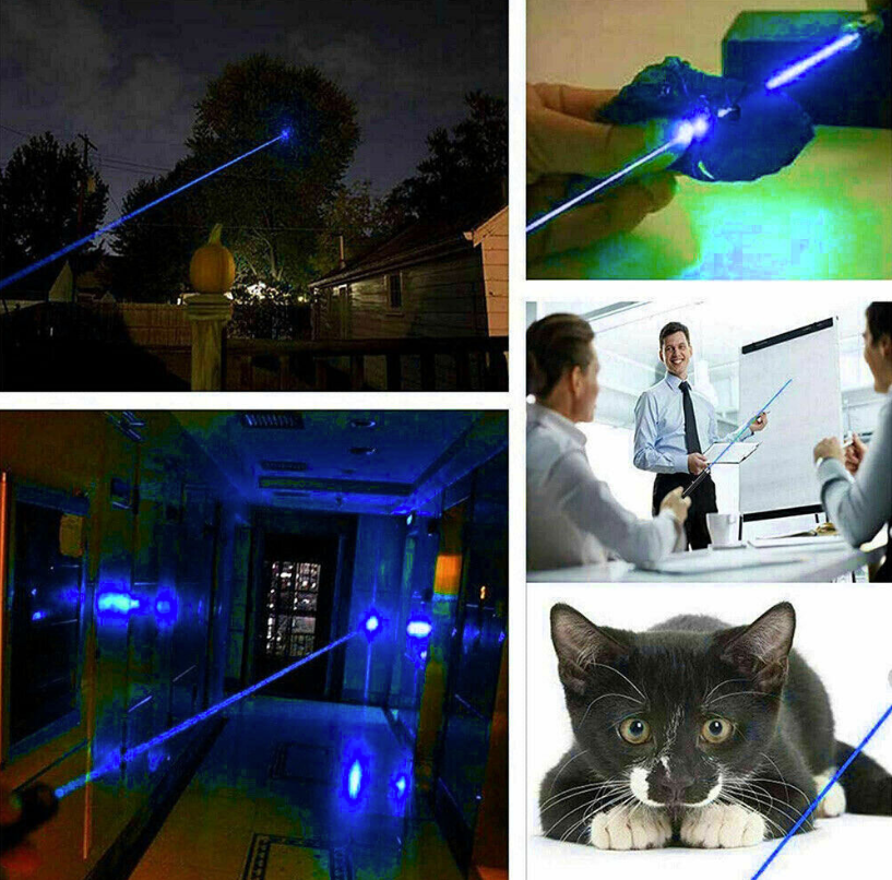 High Power Blue Laser Pointer, Long Range 1500m - 50000mW