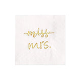 Cabs- Ms to Mrs Paper Serviettes