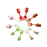 Cabs Xmas themed platter forks (Set of 10)