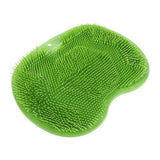 Shower Foot and Back Scrubber and Massaging Mat -Green