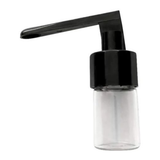 Snuff bottle with folding spoon