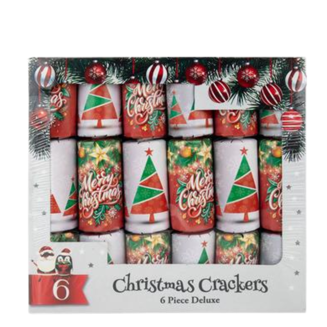 Xmas Crackers Traditional 6pc