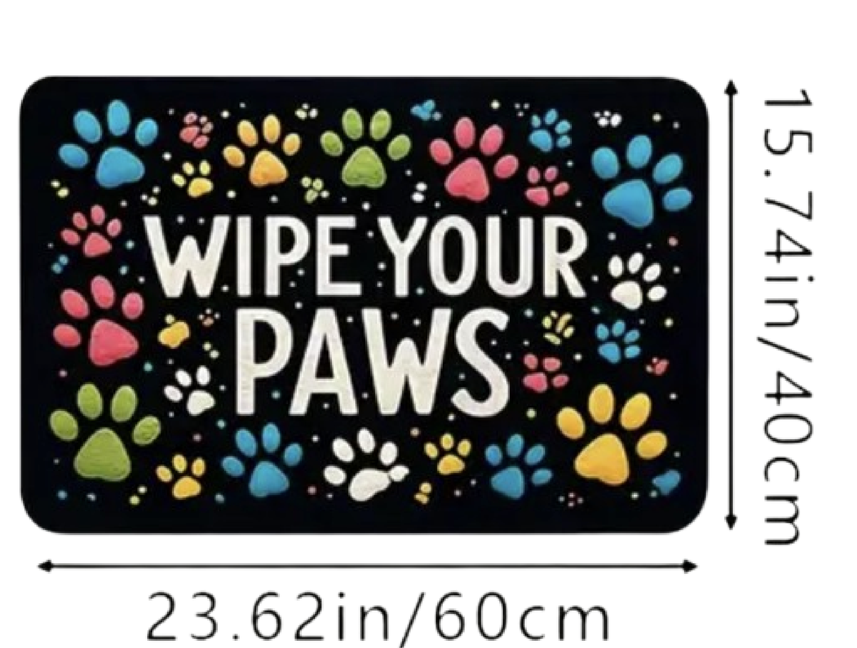 Door Mat - Wipe Your Paws