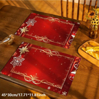 Christmas Placemat- Snowflake - 2 Pieces