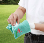 Embroidered Golf Towel - Flamingo