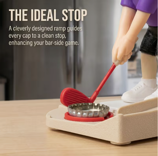 Golf Bottle Opener with Swinging Man