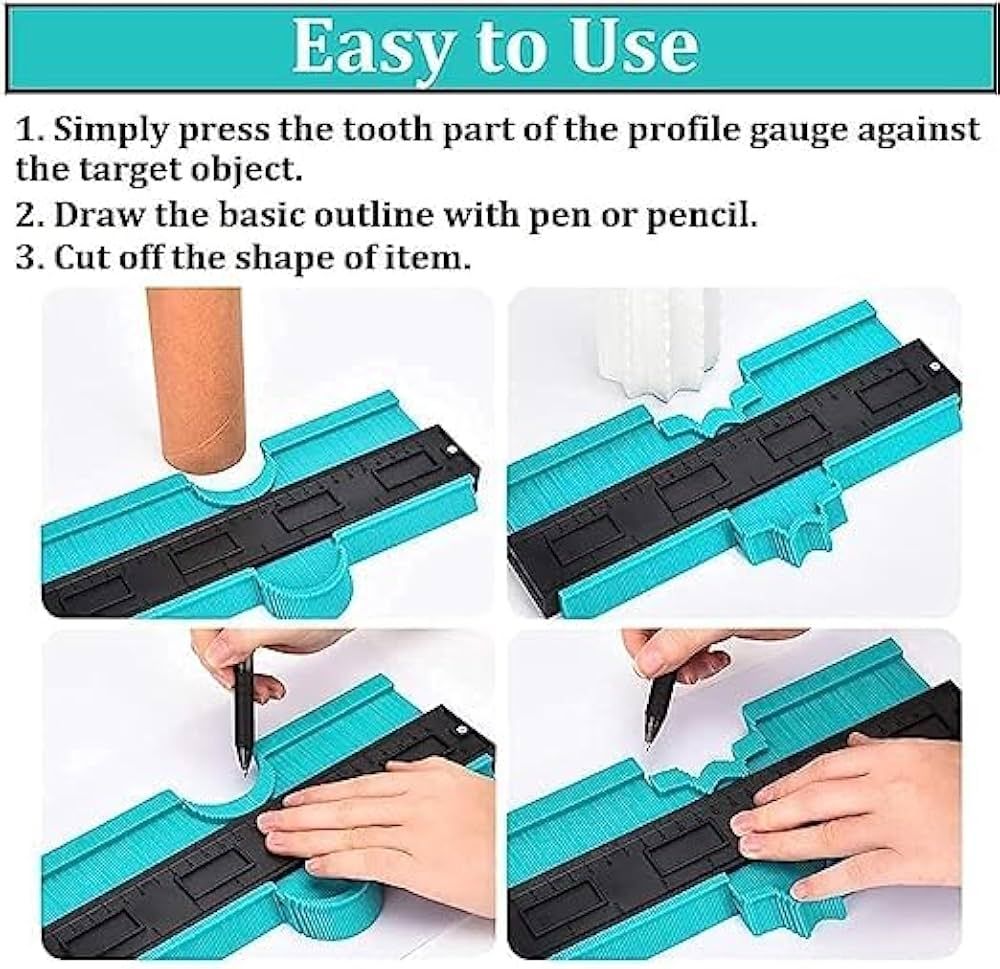 Contour Gauge Tilling Tool - Art tool