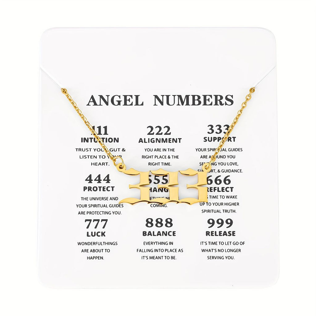 Cabs - Angel Numbers Pendant Chain