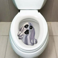 Cabs- Halloween Ghost in Toilet Sticker