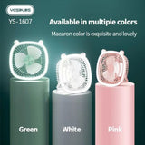 YESPLUS - YS-1607 - Three Speed - Silent Air - Night Light Desktop Fan