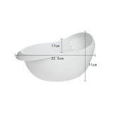 Rice Seive / Strainer / Washer Collander multi purpose White