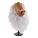 Bald Bearded Old Man Face Shield