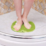 Shower Foot and Back Scrubber and Massaging Mat -Green
