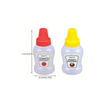 Mini Sauce Bottles for Lunch Box- 2 Pack