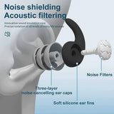 Block out snoring -Noise Reduction - Silicone Earplugs