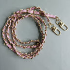 Pink Luxury Faux Leather Phone Lanyard