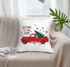 CABS - Xmas Cushion Cover - Red Truck