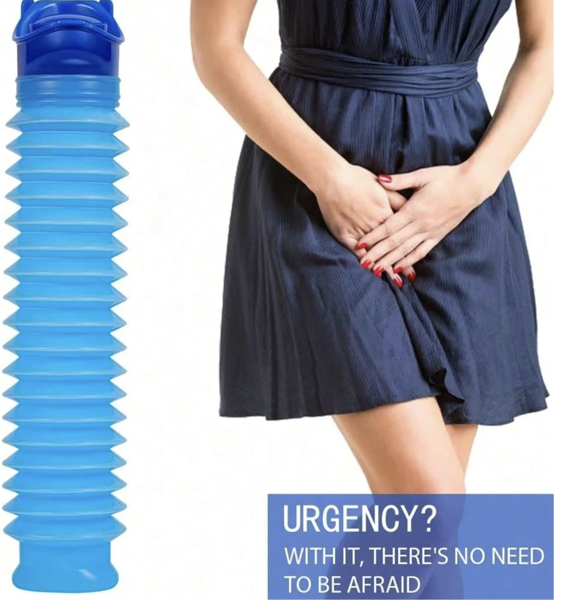 CABS - Unisex Portable Toilet Urinal Tube - Bl