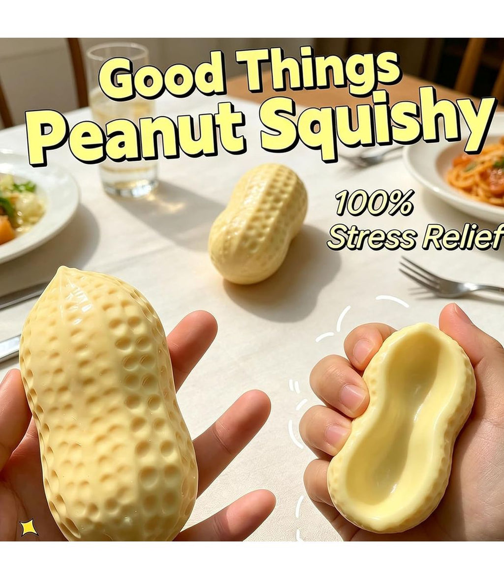 Peanut Squishies Toys,Peanut Squishies Slow Rising Stress Relief Toy
