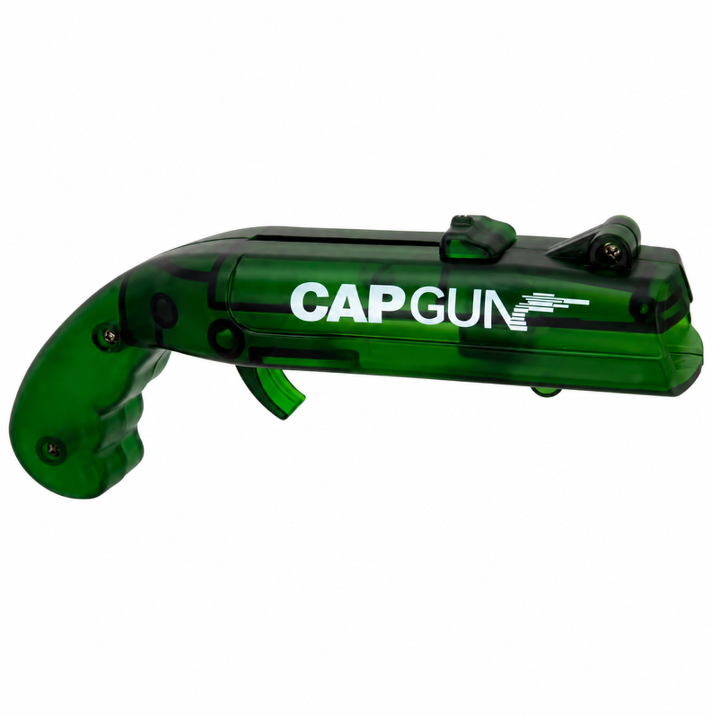 Gun Shaped Bottle Opener - Cap Launcher - Translucent