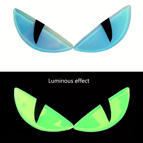 3D Luminous Motorcycle Cat'S Eye Stickers