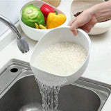 Rice Seive / Strainer / Washer Collander multi purpose White