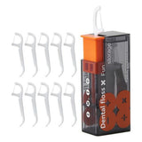 Dental Floss in Automatic Dispenser Container 10X Dental picks - 1 Pack