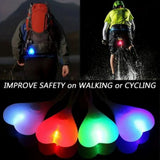 Heart-shaped tail light - for bicycles, bikes and cars