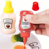 Mini Sauce Bottles for Lunch Box- 2 Pack