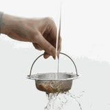 Stainless steel sink strainer