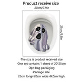Cabs- Halloween Ghost in Toilet Sticker