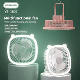 YESPLUS - YS-1607 - Three Speed - Silent Air - Night Light Desktop Fan