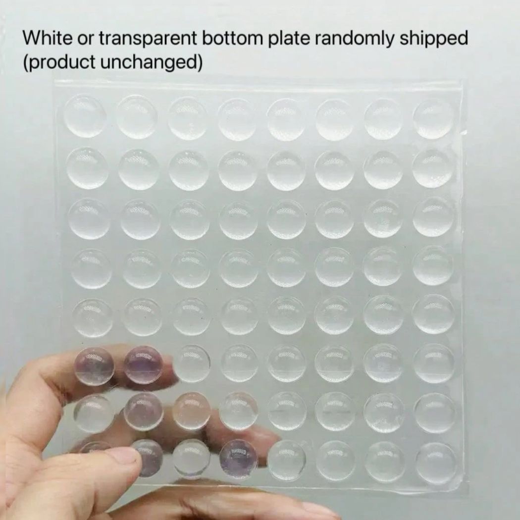 64pcs Transparent Silicone Key Caps Set